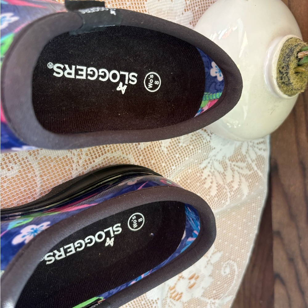 Sloggers The Garden Shoe Blue Hummingbird. Size 8. - Picture 5 of 5